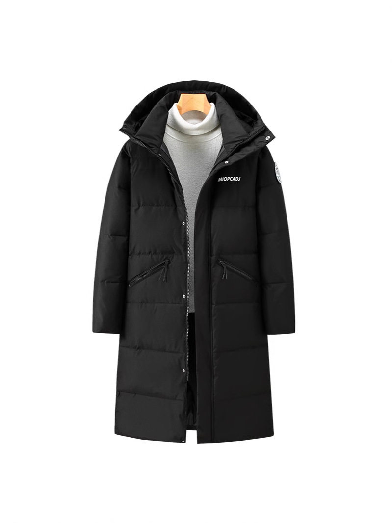 Cross-Border Trade Long Coats for Men and Women, Couple's Over-The-Knee Thickened Gradient Warm Jackets, Dropshipping Korean Style down Jackets