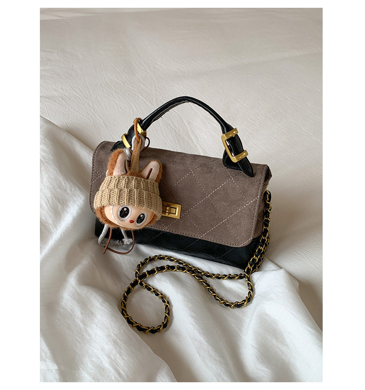 Super Popular Niche Color-Blocked Bags for Women New Autumn Vintage Versatile Crossbody Bag Fashionable Handbag Small Tote Bag 29 O1CN01vY5JaW2IRDMWx0ZZx !!2207805539282 0 cib