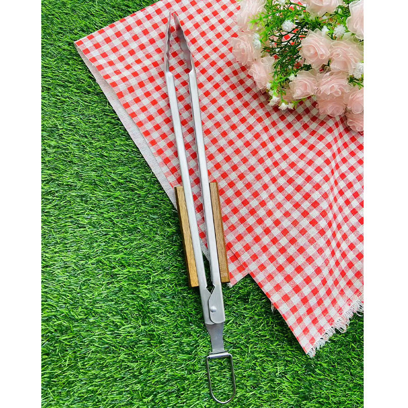 Amazon's Best-Selling Outdoor Acacia Wood Handle Barbecue Tool Set Outdoor Bbq Grill Set