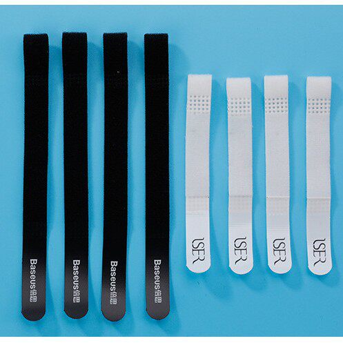 Anti-Slip P-Type Cable Storage and Management Bundling Special Ab Velcro Straps Colorfulful Nylon Magic Adhesive Straps