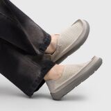 Мужская обувь из дышащей сетки с одной педалью; летняя универсальная повседневная обувь в горошек для вождения с полой мягкой подошвой на толстой подошве