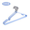 Adult plastic coated hanger wholesale hook seamless drying hanger household non-slip clothes hanger groove clothes rack