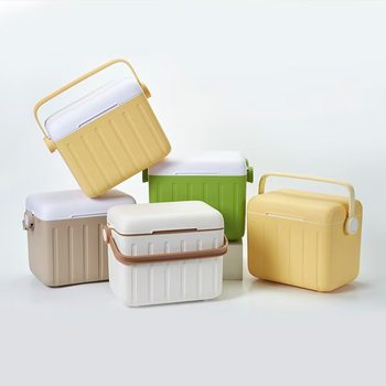 Insulated Box 6L Outdoor Portable Dopamine Gift Box Small Storage Box Cooler Box Holiday Gift Ice Storage Bucket