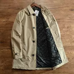 Windproof and waterproof 89 Euro ~ go out to Europe and the United States single men's cotton warm winter coat long windbreaker coat