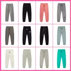 Correct version of FOG ICON double line new 1977 flocking letters loose casual fleece-lined toe pants pants autumn