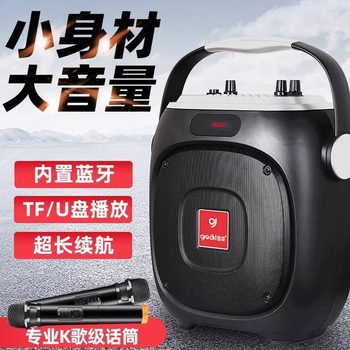 Guoai N6 Square Dance Audio Bluetooth Outdoor Speaker High Volume Satchel Home Karaoke Subwoofer