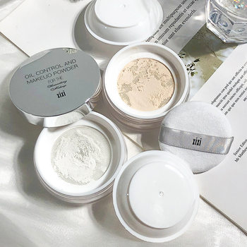 Makeup xixi delicate clear oil control powder powder matte matte matte surface durable waterproof sweat-proof makeup powder