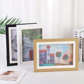 Children's Flip Photo Frame Amazon Cross-Border Popular A4 Kidsren's Art Frame Painting Storage Kidsart Magnetic Art