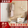 Simple hanger does not cover an area of rental house home indoor clothes rack room clothes coat rack small coat rack