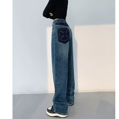 High Waisted Womens Jeans Slim Fit Versatile Stylish Design Spring Collection Wholesale Available