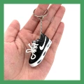 GD Daisy White Swoosh (Single Keychain)