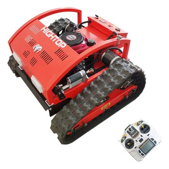Small crawler remote control weeding mower orchard garden mower fuel power crawler climbing mower
