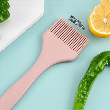 Food Grade Silicone Large Integrated Oil Brush High Temperature Resistant Barbecue seasoning Brush Kitchen Soy Sauce Brush Household Baking Oil Brush
