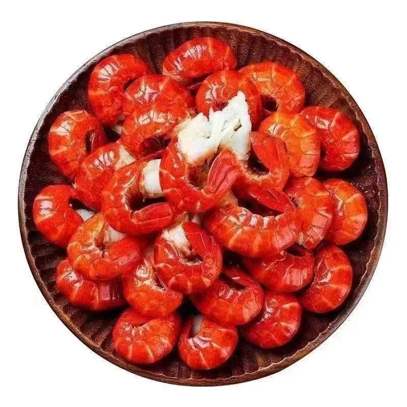 Commercial 10-Piece Whole Box of Fresh Lobster Tails, Large Size, Wholesale Raw Weight, Crayfish Tails, Shrimp Balls, Frozen Others