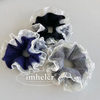 Korean-Style Soft Plush Knitted Lace Scrunchie Autumn and Winter New Trendy Versatile Hair Bun Hair Tie