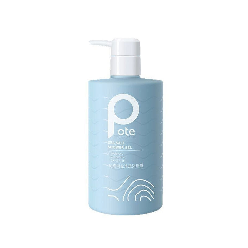 Pote Baoti Sea Salt Anti-Mite Shower Gel, Anti-Acne, Long-Lasting Fragrance, Moisturizing, Oil-Controlling Men's Shower Gel Wholesale