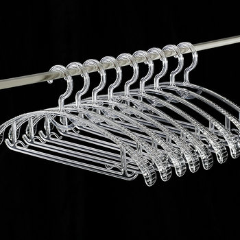 Acrylic Transparent Clothes Hanger Household Clothes Hanging Seamless Non-slip Clothes Hanger Wide Shoulder Clothes Store Special Clothes Hanging Support