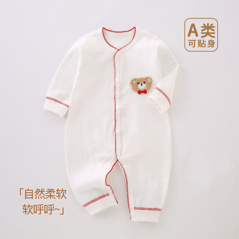 Baby Clothes for Spring, Autumn, and Winter, Baby Romper, Pure Cotton, Seamless Autumn Outfit, Newborn Clothes, Jumpsuit, Crawling Suit, Pajamas