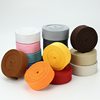 Customized full polyester cotton black color ribbon line with drawings and samples