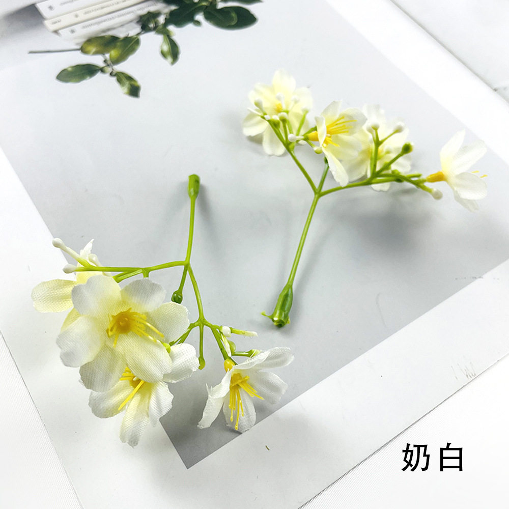 仿真小花瑞香花串 diy丁香花手工头饰材料配件学士帽套装道具假花