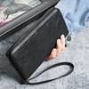 Factory wholesale long wallet zipper mobile phone bag soft thin multi-functional business coin purse retro multi-card card holder