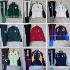 Cross-Border 2526 Windbreaker Set Paris Lwp Man L Italy Full-Length Long-Sleeve Hoodless Training Suit Wholesale