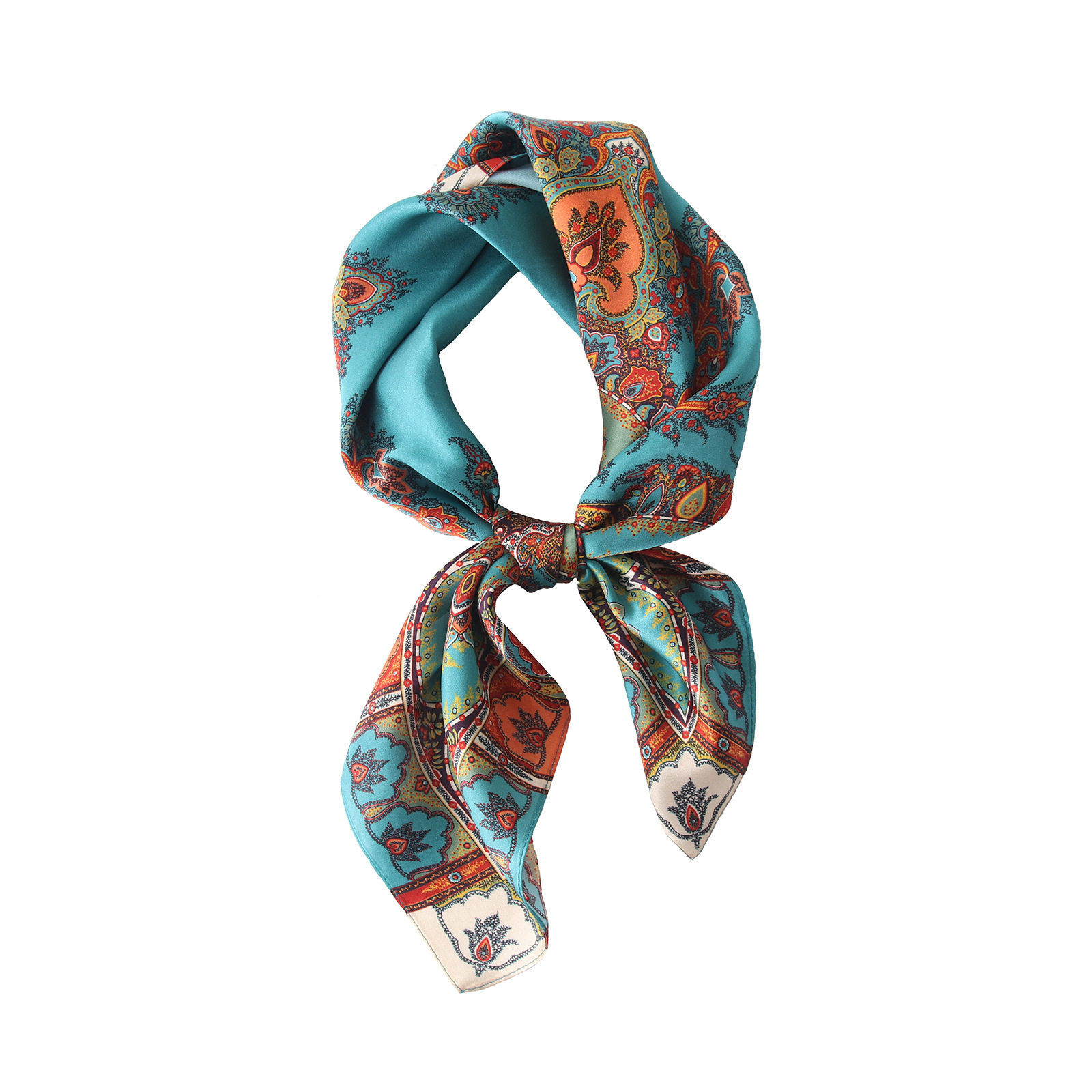 70 Mulberry Silk Square Scarf Spring and Autumn Hangzhou Silk Small Square Scarf Women's Silk Scarf Wholesale Advanced Scarf Original Design