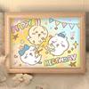 New Chiikawa Happy Birthday Table Children's Cute Cartoon Photo Frames Room Ornaments for Friends Gifts