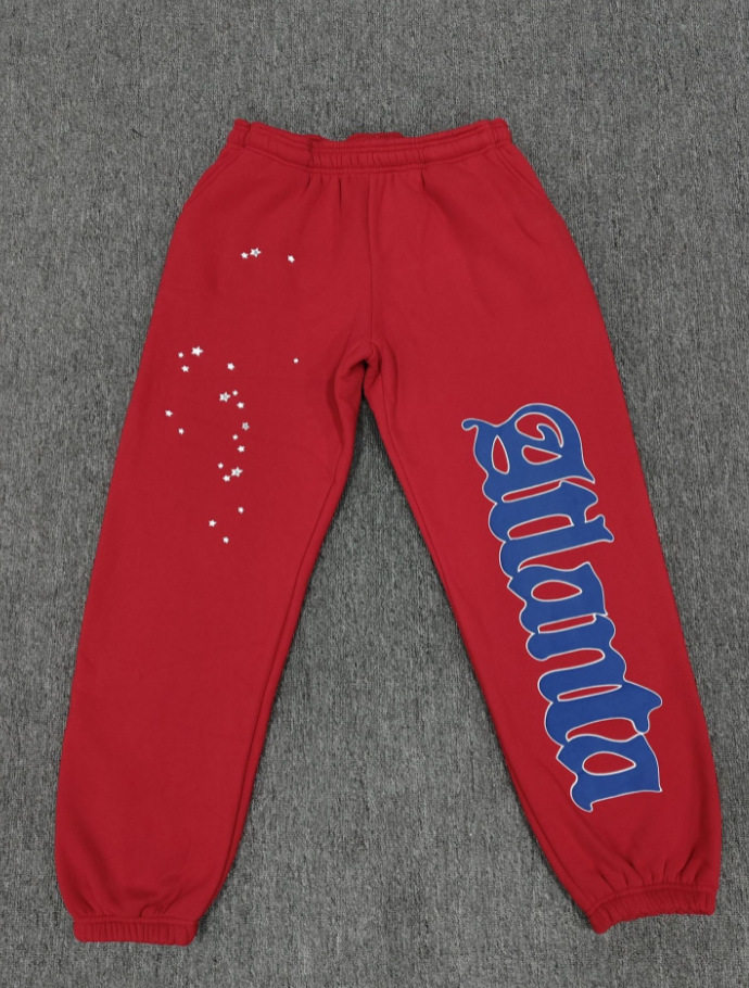 跨境爆款连帽衫555555美潮街头重磅宽松Sp5der卫衣卫裤男套装现货