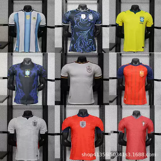 2026 World Cup Football Uniforms Argentina Spain Brazil National Team Player Version Jerseys World Cup Player Version