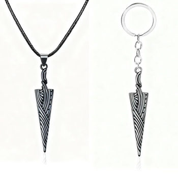 Hollow Knight Game Peripherals Hollow Knight Weapon Bone Nail Necklace Pendant Bone Nail Keychain Pendant