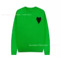 Grass green [a8 round neck jacquard style]
