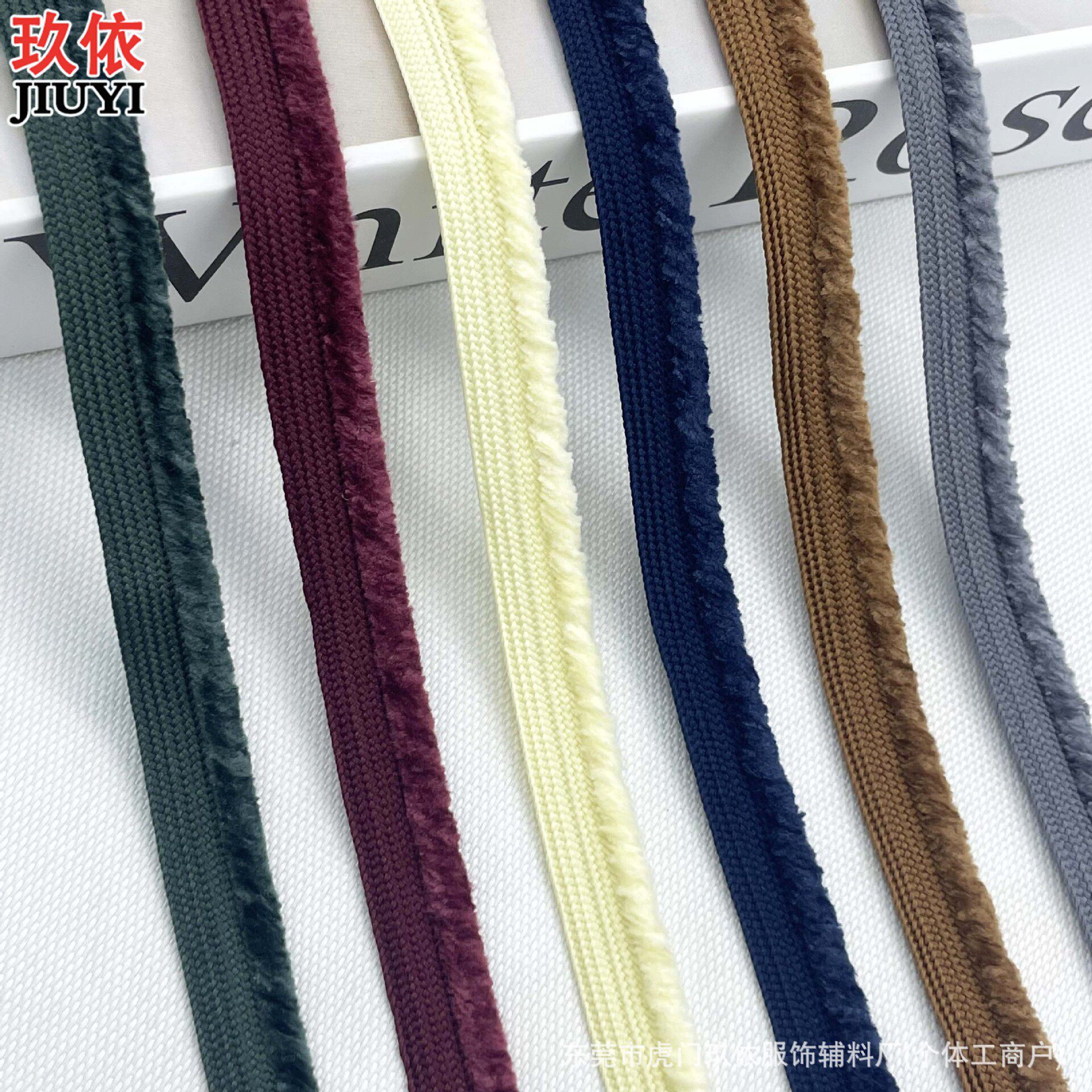 1cm plush mother belt rolling rope home textile pillow cushion edging teeth strip fur molding accessories
