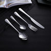 Wholesale Cross-border 1010 Stainless Steel Tableware Western-style Hotel Knife Steak Knife and Fork Coffee Dessert Spoon Gift Set