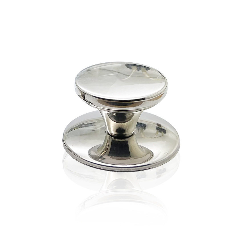 Neutral High Temperature Resistant Pot Lid Handle Top Cap Thickeneded Anti-Scalding Stainless Steel Pot Lid Milk Pot Soup Pot Wok Accessories