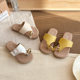 Ins French Flip-Flops Roman Slippers 2025 Summer New Korean Style Girls' Slip-On Sandals Soft-Soled Beach Shoes