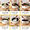 Electric Wok Multifunctional Electric Hot Pot Rice Cooker Household Dormitory Student Pot Electric Cooking Pot Small Electric Pot Low Power Mini