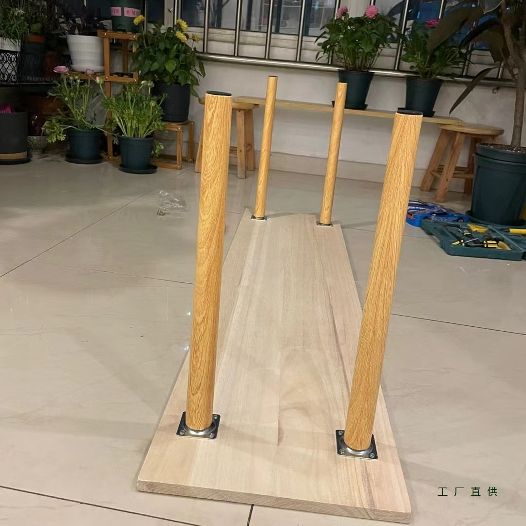 Table Legs Heightening Solid Wood Table Legs Removable Writing Desk Accessories Computer Small Table Legs Table Foot Bracket Wooden Support Legs