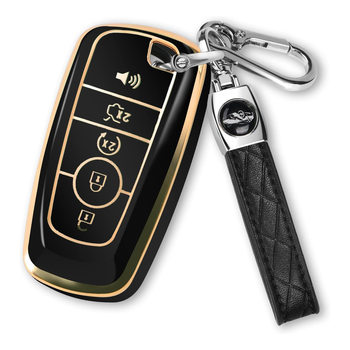 Cross-border hot-selling Phnom Penh car key set diamond metal keychain Amazon car key bag wholesale