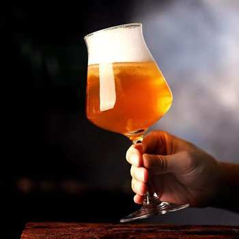 Teku Beer Mug Tulip Goblet Lead-Free Crystal Red Wine Glass Wine Glass Set Crystal Glass