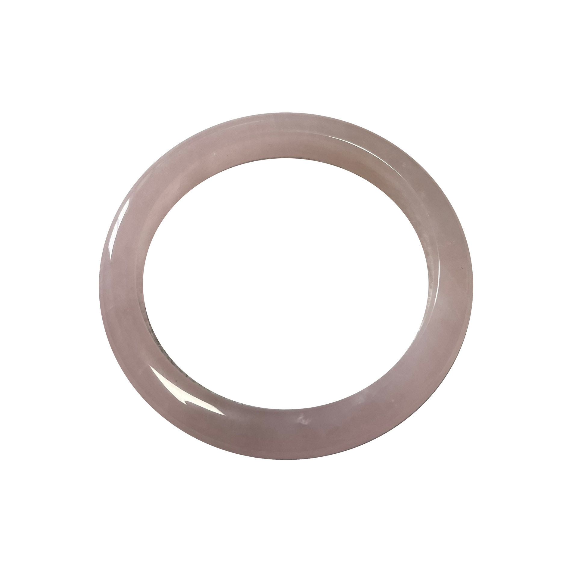 Natural Rose Quartz Bracelet, Custard Hibiscus Stone, Versatile Pink Crystal Jewelry Bracelet, No Optimization, Supports Re-Examination Jade Jewelry