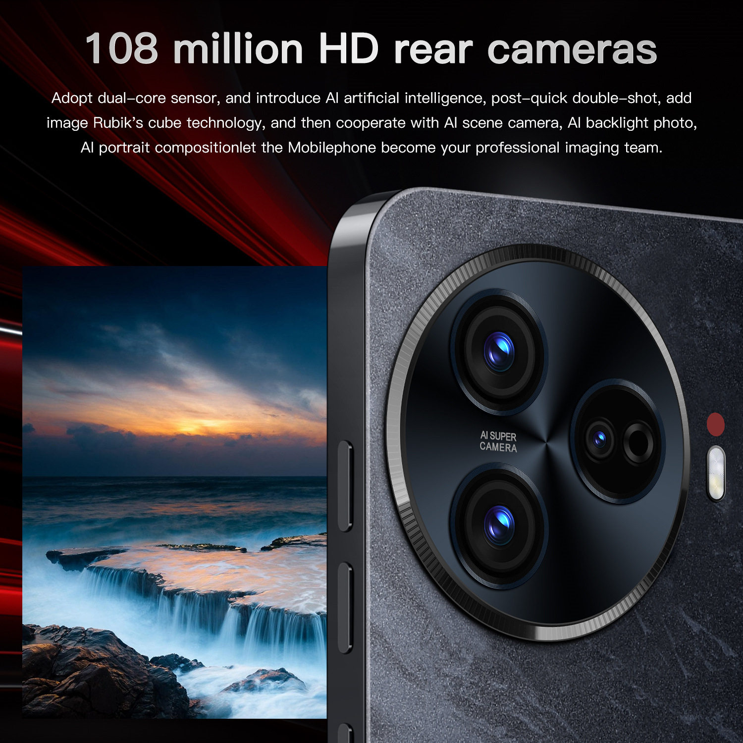 跨境手机Camon 30 Pro6.8寸incell大屏2+16G一体机外贸代发安卓机