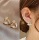 Серебряная игла S925, ароматный жемчуг, асимметричная мода, серьги в естественном стиле, женская индивидуальность, темперамент, дикие простые серьги для любви mini 14