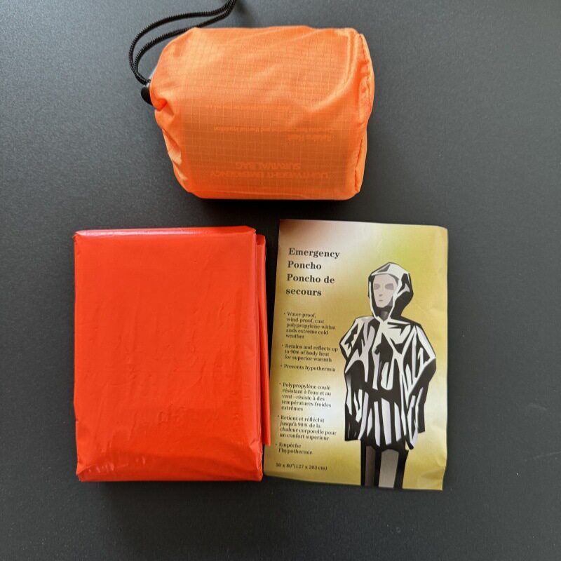 户外急救帐篷防灾用品地震应急雨衣避难帐篷民用活动救灾睡袋