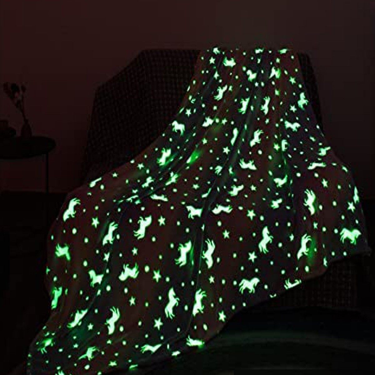 Factory clearance wholesale Faleinel luminous blanket luminous coral fleece lunch break children luminous blanket