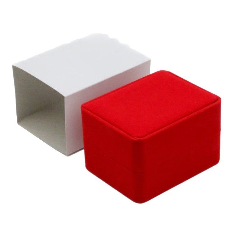 Fashion Plush Watch Box Gift Box Rounded Flip Watch Box Bracelet Jewelry Jewelry Storage Watch Box Packaging