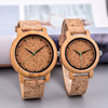 Factory direct cross-border e-commerce Amazon wooden watch men's quartz wood strap customization