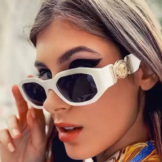 Kedun European and American Irregular Personality Sunglasses 2021 New Small Frame Sunglasses Cross-Border Trendy Sunglasses