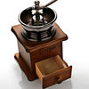 Bean Grinder Coffee Bean Hand Grinder Grinder Household Manual Bean Grinder Retro Log Grinder
