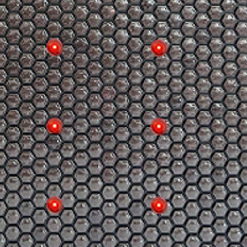 Hexagonal Maifan Stone Red Light Photon Beauty Mattress with Heating Magnetic Field Energy Stone Multifunctional Negative Ion Warmth